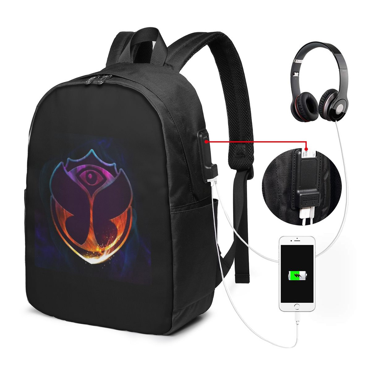 Backpacks - Zaino Tomorrowland Butterfly, borsa da viaggio