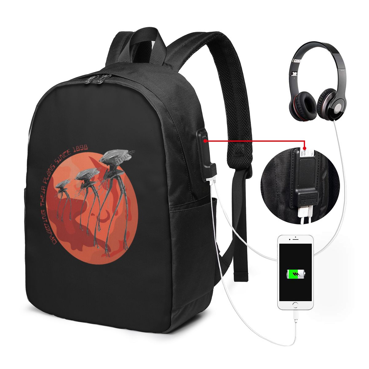 Travel Bags - La guerra dei mondi ha disegnato