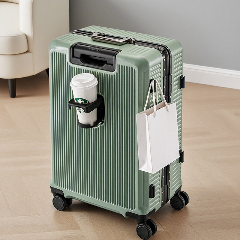 Aluminum Frame Carry On Luggage - Valigia con password con telaio in