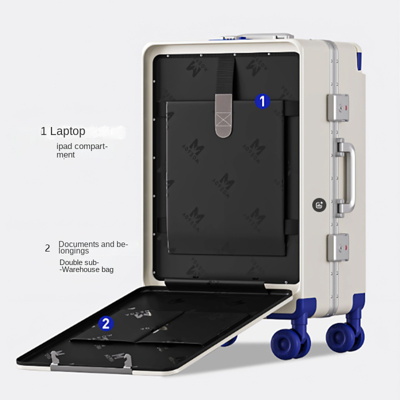 Bagaglio con apertura frontale - Aluminum Frame Carry On Luggage recensione e prezzo