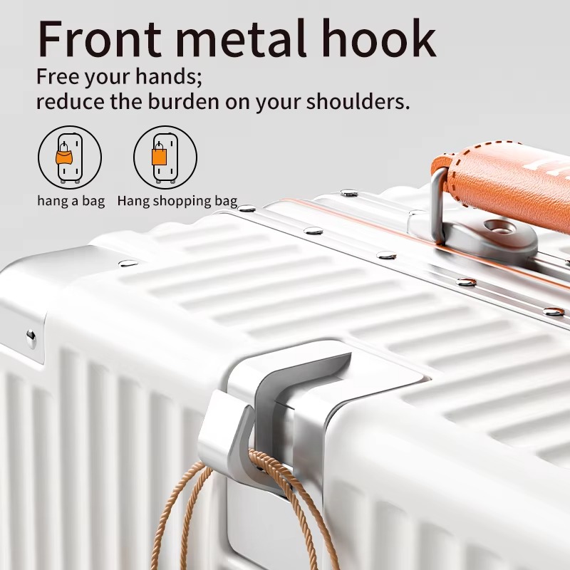 Valigia da trasporto da 18 pol - Aluminum Frame Carry On Luggage recensione e prezzo