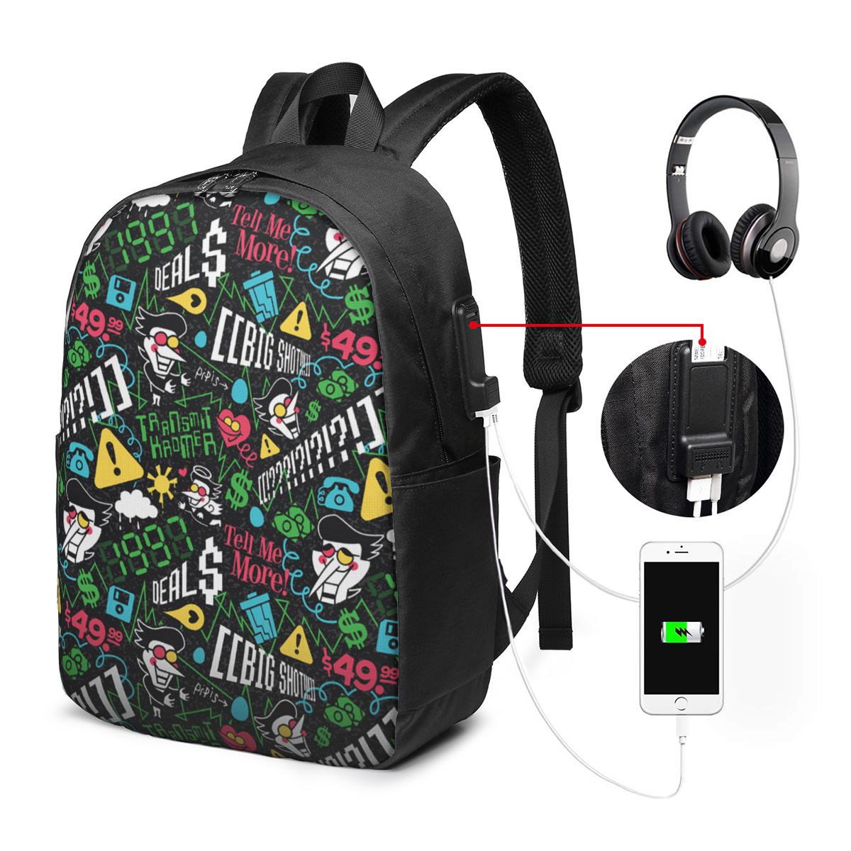 Deltarune SPAMTON G Zaino da v - Backpacks recensione e prezzo