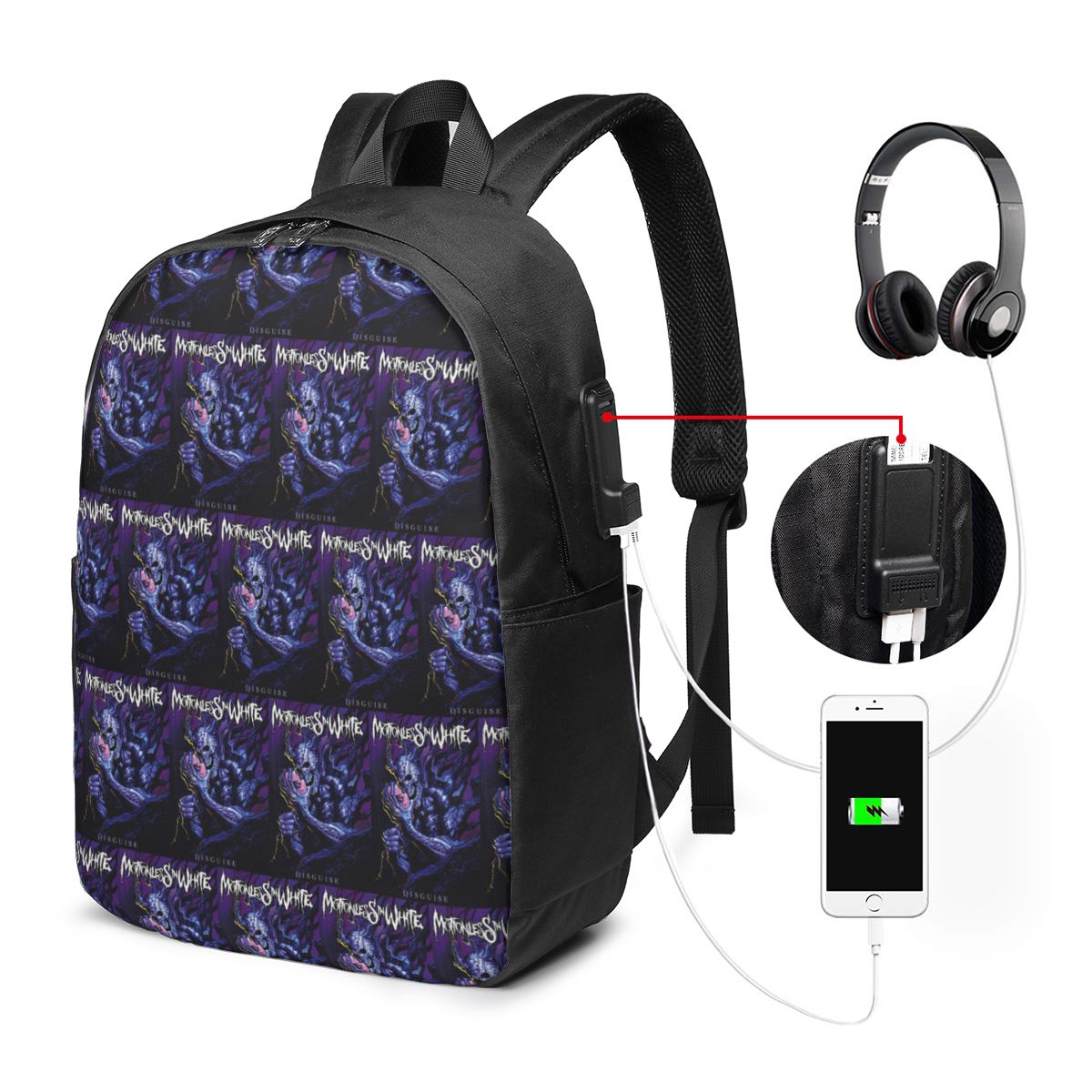 Zaino Motionless In White, bor - Backpacks recensione e prezzo