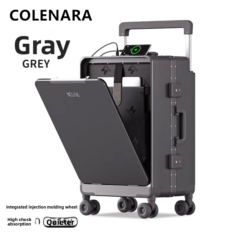 Valigia COLENARA in ABS+PC con - Front Opening Laptop Luggage 24 Inch recensione e prezzo