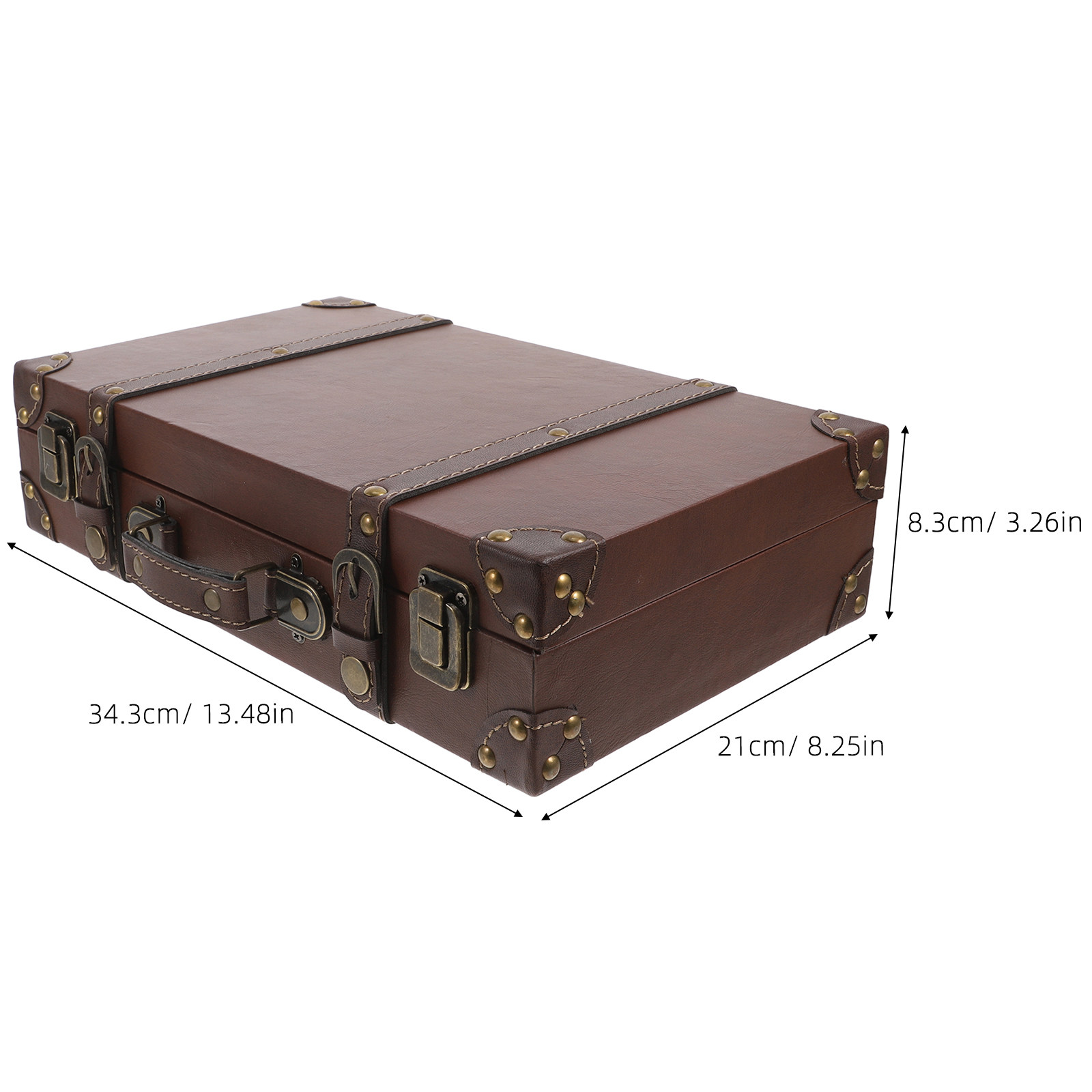 Valigia retrò vintage, scatola - Retro Vintage Trunk Suitcase recensione e prezzo