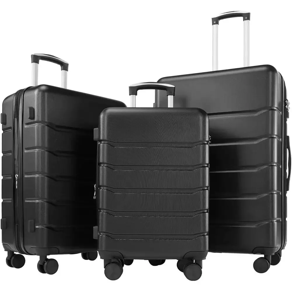 Set di 3 Valigie Rigide con Ru - Expandable Hard Shell Luggage Set recensione e prezzo