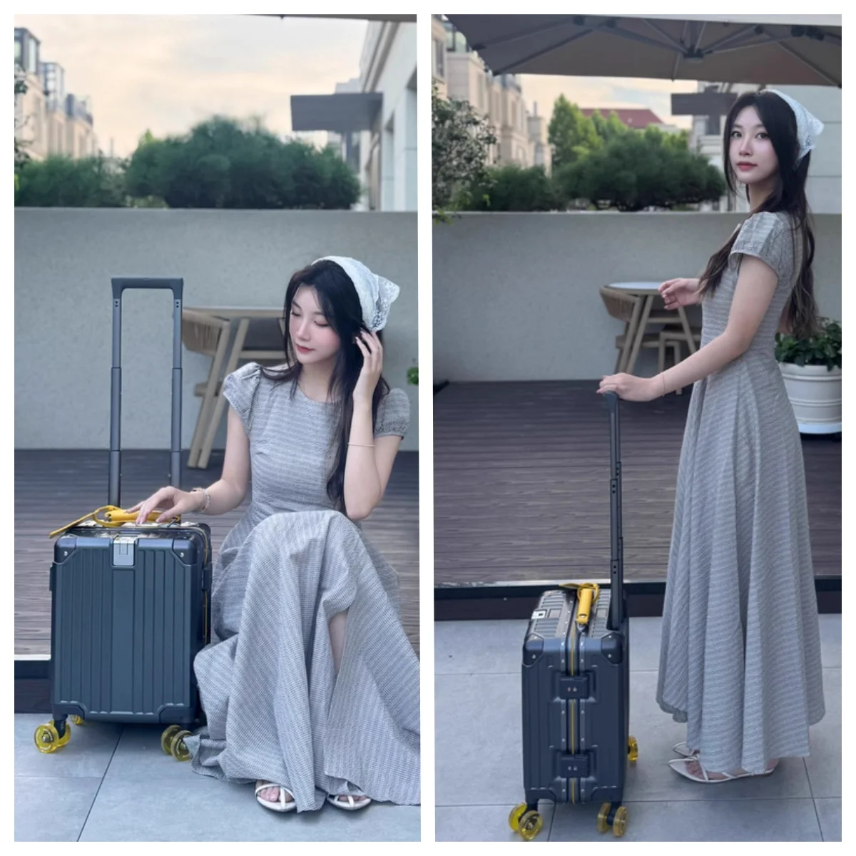 Valigia da viaggio leggera con - Aluminum Frame Carry On Luggage recensione e prezzo