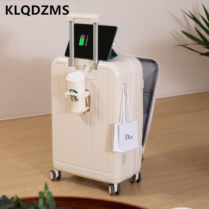 Valigia Multifunzionale KLQDZM - Front Opening Laptop Luggage 24 Inch recensione e prezzo