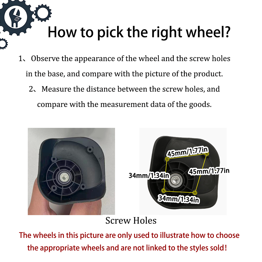 Ruote universali per valigie,  - Silent Replacement Luggage Wheels recensione e prezzo