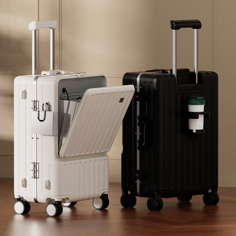 Bagaglio multifunzionale con a - Aluminum Frame Carry On Luggage recensione e prezzo