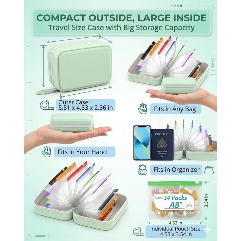 Organizzatore settimanale per  - Handbags recensione e prezzo