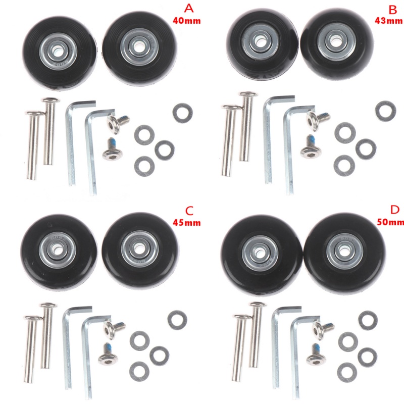 1Set OD 40-54mm parti della va - Silent Replacement Luggage Wheels recensione e prezzo