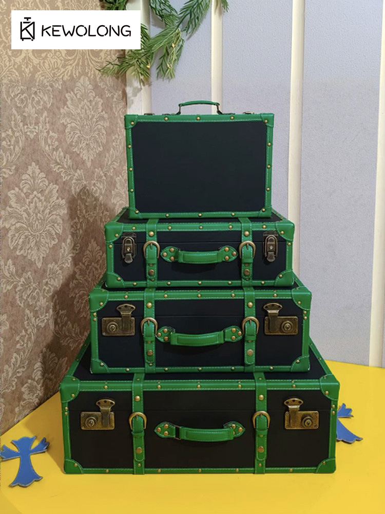 Valigia Vintage in Pelle, Baul - Retro Vintage Trunk Suitcase recensione e prezzo