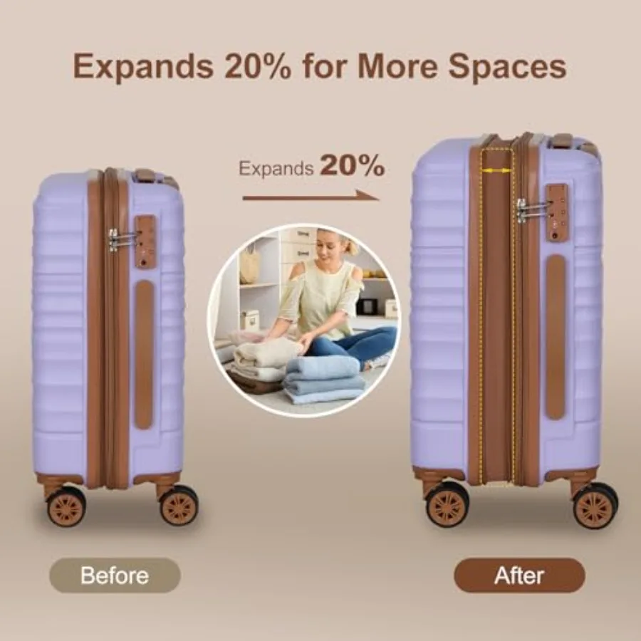 Set di valigie espandibili da  - Expandable Hard Shell Luggage Set recensione e prezzo