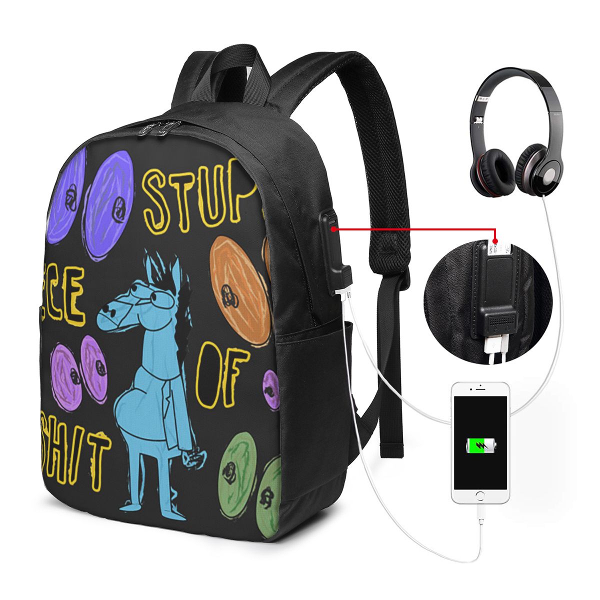 Zaino Cartoon Bojack Horseman  - Backpacks recensione e prezzo